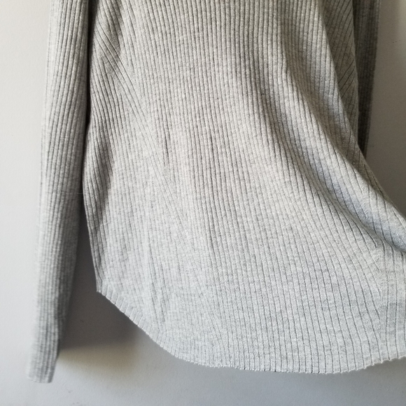 BP. Nordstrom Heather Gray Easy Ribbed Sweater Crew Neck 1X - Picture 2 of 10